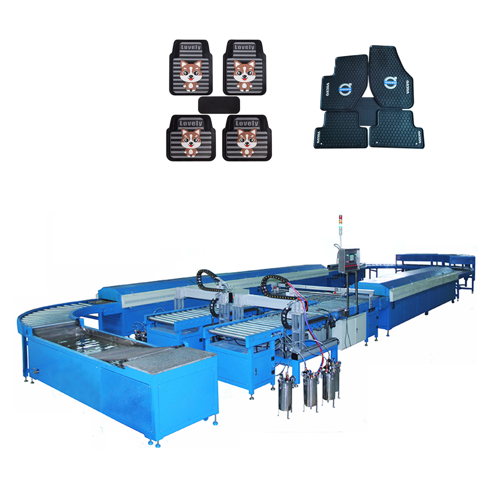 rubber car mat manufacturing machine